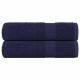 Ręczniki kąpielowe 2 szt. FROGN Granatowy 100% bawełna