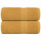 Ręczniki gościnne FROGN 2 szt. Złote 30x50 cm 360 g/m²