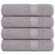 Ręczniki do rąk 4 szt. FROGN Szare 50x100 cm 100% bawełna