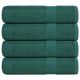 Ręczniki kąpielowe 4 szt. Zielony 360 gsm 100% bawełna