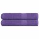 Ręczniki do sauny, 2 szt., FROGN, fioletowy, 80x200 cm, bawełna 100%