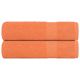 Ręczniki kąpielowe, 2 szt., FROGN, pomarańczowe, 100x150 cm, bawełna