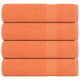 Ręczniki kąpielowe, 4 szt., FROGN, pomarańczowe, 100x150 cm, bawełna