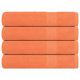 Ręczniki, 4 szt., FROGN, pomarańczowe, 100x200 cm, bawełna 100%