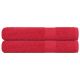 Ręczniki do sauny, 2 szt., FROGN, czerwone, 80x200 cm, bawełna 100%