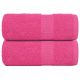 Ręczniki, 2 szt., FROGN, różowe, 30x30 cm, 100% bawełna