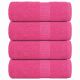 Ręczniki, 4 szt., FROGN, różowe, 30x30 cm, 100% bawełna
