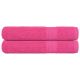 Ręczniki do sauny, 2 szt, FROGN, różowe, 80x200 cm, bawełna 100%