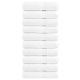 Ręczniki premium SOLUND, 10 szt., białe, 50x100 cm, 600 g/cm²