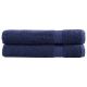 Ręczniki premium SOLUND, 2 szt., granatowe, 100x200 cm