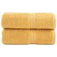 Ręczniki toaletowe Premium SOLUND 2 szt., złote, 30x30 cm, 600 gsm
