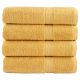 Ręczniki premium SOLUND, 4 szt., złote, 50x100 cm