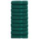 Ręczniki premium SOLUND, 10 szt., zielone, 50x100 cm, 600 g/cm²