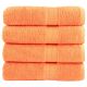 Ręczniki premium SOLUND 4 szt., pomarańczowe, 50x100 cm