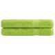 Ręczniki premium SOLUND, 2 szt., zielone, 80x200 cm, 600 g/cm²