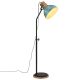Lampa stojąca, 25 W, postarzany niebieski, 30x30x100-150cm, E27