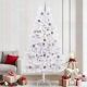 Sztuczna choinka Biały 120 x 120 x 240 cm PVC i Metal
