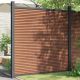 Panel ogrodzeniowy, brązowy, 180x186 cm, WPC