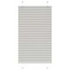 Roleta plisowana jasnoszara 80x100 cm Szerokość tkaniny 79,4 cm