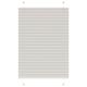 Roleta plisowana jasnoszara 90x100 cm Szerokość tkaniny 89,4 cm