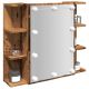 Szafka lustrzana z diodami LED Stare drewno 70x16,5x60 cm