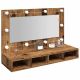 Szafka lustrzana z diodami LED Stare drewno 90x31,5x62 cm