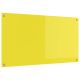 Przód kuchenny Żółty 110 x 60 cm szkło hartowane