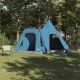 Namiot Teepee z dachem Niebieski 545 x 450 x 295 cm