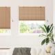 Roleta z zasłonami natura 150 x 220 cm Bambus