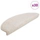 Maty na schody 30 szt. 65x21x4 cm Białe półokrągłe duże