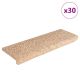 Maty na schody 30 szt. 65x21x4 cm, złota, prostokątna krawędź