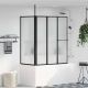 Parawan prysznicowy Biały 120 x 70 x 137 cm Aluminium