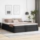 Łóżko z miejscem na przechowywanie i materacem Czarny