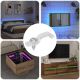 Klipsy LED Strip 12 pcs przezroczysty 23,8 x 7,3 x 4,3 mm