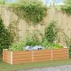 Podniesiona rabata ogrodowa Jasny Brąz 240 x 80 x 45 cm