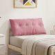 Poduszka na plecy Różowy 100 x 50 cm Tkanina sztruksowa