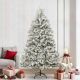 Sztuczna choinka Zielony i Biały 240 cm PVC i Metal