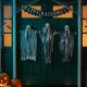 Zawieszany Duch Halloween 3 pcs Czarny 66 x 110 cm Poliester