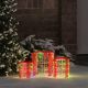 Dekoracja Pudełka Prezentowego 3 pcs kolorowy 20 x 20 x 21 cm