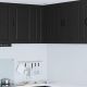 Szafka kuchenna Czarny 57 x 57 x 80 cm Materiał drewnopochodny