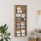 Regał na gazety z półką 2 pcs Dąb rzemieślniczy 60 x 12 x 70 cm