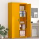 Szafka do przechowywania 2 pcs Musztardowy Żółty Stal