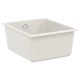 Zlew Biały 370 x 460 mm 80% Kwarc i 20% Żywica