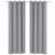 Zasłony zaciemniające z kółkami, 2 szt., 135 x 175 cm, szare