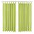 Zasłony z mikrosatyny, 2 szt., z pętelkami, 140x175 cm, zielone