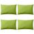 Poduszki na zewnątrz, 4 sztuki, 60x40 cm, zielone jabłuszko