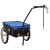 Przyczepa rowerowa/wózek ręczny 155x60x83 cm stalowa, niebieska