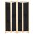 Parawan 4-panelowy, czarny, 160x170x4 cm, tkanina