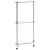 3-poziomowa półka, przezroczysta, 30x30x67 cm, szkło hartowane