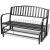 Ławka/huśtawka czarna stalowa